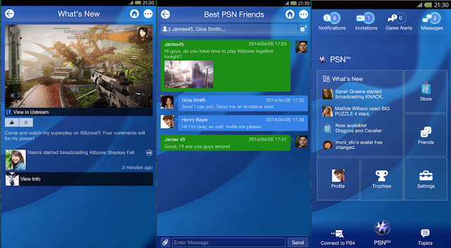 playstation 4 chat