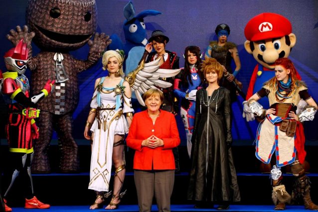 Angela merkel gamescom