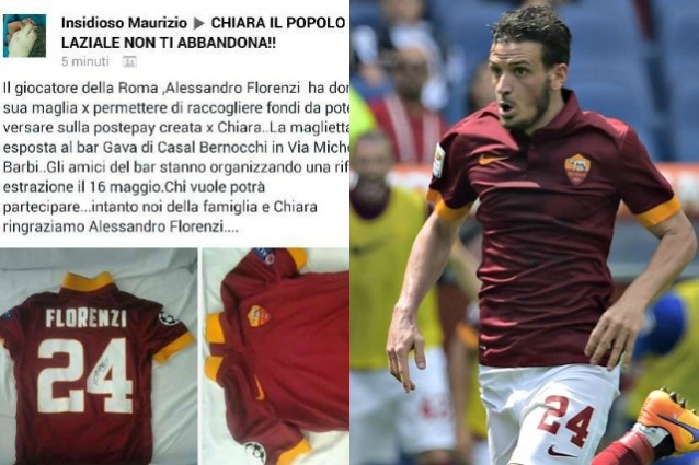 Maglia Home ROMA ALESSANDRO FLORENZI Maglia Home ROMA ALESSANDRO FLORENZI