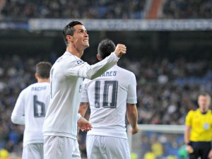 Cristiano Ronaldo autore di 4 gol nella gara di Champions col Malmoe