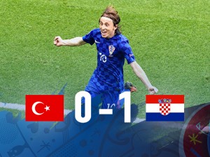 Euro 2016: gioiello di Modric, Croazia-Turchia 1-0