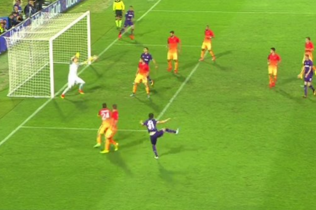 Miracolo di Szczesny su Milic