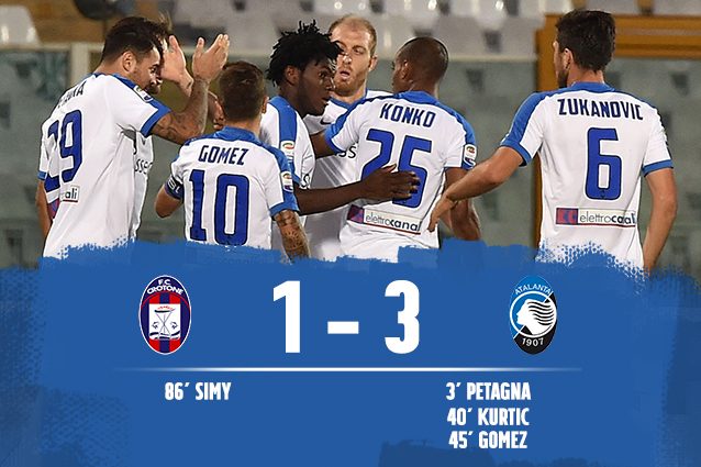 Crotone-Atalanta 1-3