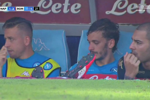 Gabbiadini esce, il Napoli segna: la faccia di Manolo