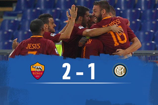 Roma batte Inter 2-1