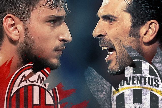 Milan-Juventus diretta live 9a giornata Serie A 2016-2017