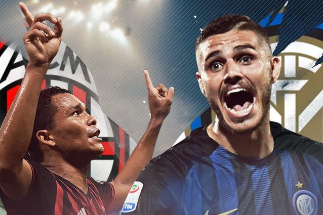 Milan-Inter diretta 13a giornata Serie A 2016/2017