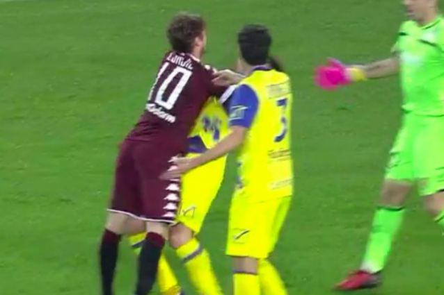 Ljajic rischia il rosso per un colpo a Gamberini
