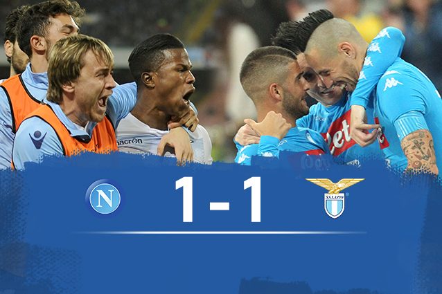 Napoli-Lazio 1-1