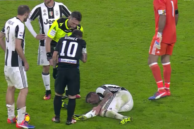Mandzukic ko, entra Cuadrado