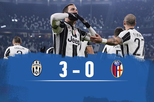 Juve batte Bologna 3-0