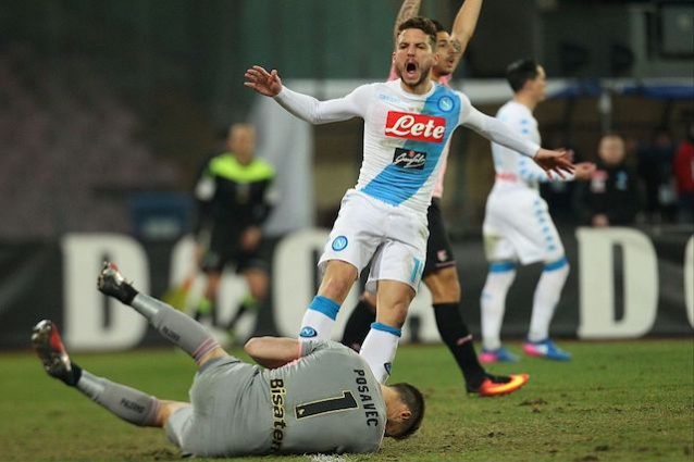 Mertens, che palla gol