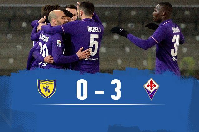 Fiorentina batte Chievo 3-0