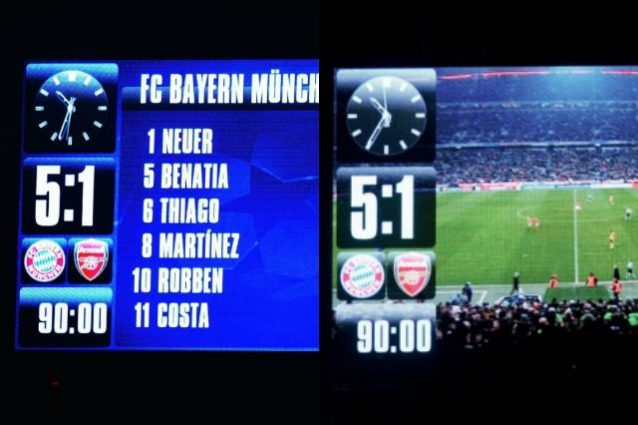 Bayern, sfotto’ all’Arsenal: “Stesso risultato l’anno prossimo?”
