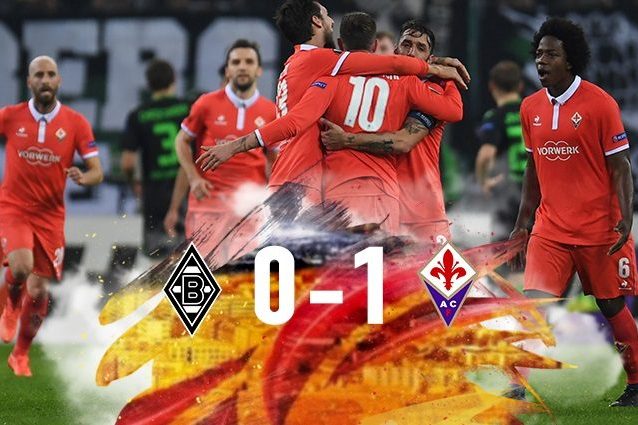 Europa League, Borussia Mönchengladbach-Fiorentina 0-1: decide un eurogol di Bernardeschi