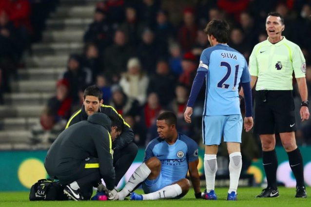 Infortunio Gabriel Jesus: rottura del quinto metatarso del piede destro, fuori 3 mesi