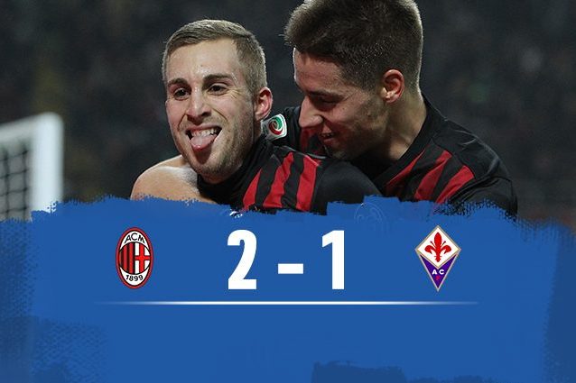 Milan batte Fiorentina 2-1