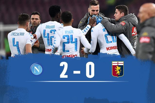 Napoli-Genoa 2-0