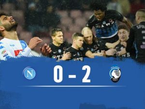 Caldara "spegne" il Napoli: l'Atalanta vince al San Paolo e avvicina l'Europa