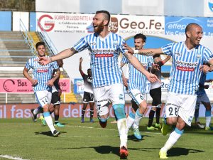 Serie B, 30a giornata: 2-0 al Cesena, la Spal balza al comando