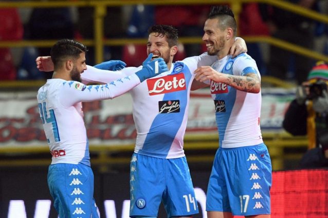 Napoli che record: è l'unica squadra d'Europa con 3 bomber in doppia cifra