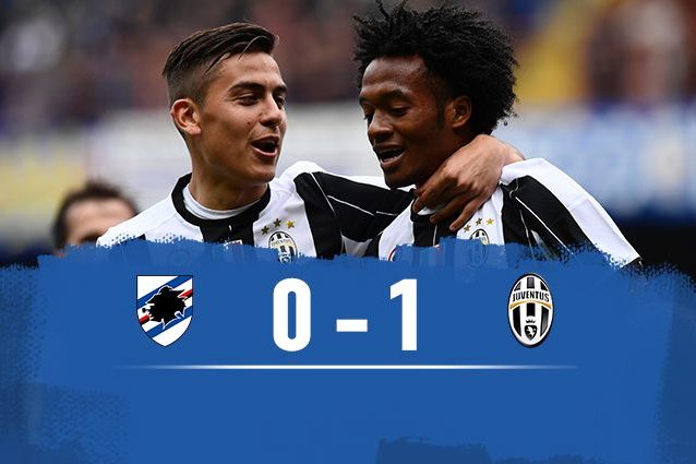 La Juve vince in casa della Sampdoria, decisivo Cuadrado
