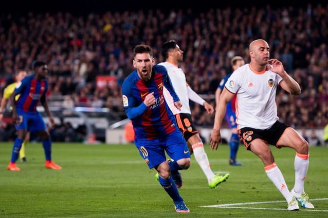 Messi show, il Barcellona regola il Valencia 4-2