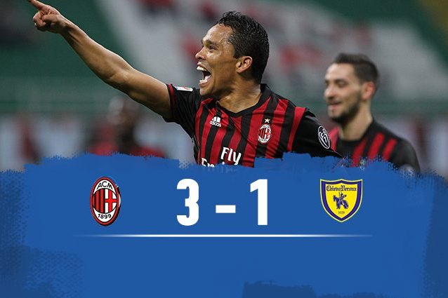 Milan-Chievo 3-1