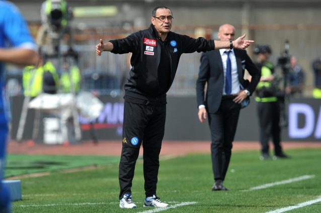 Sarri: "Giocare alle 12.30 fa schifo. La sosta di campionato non ci fa bene"