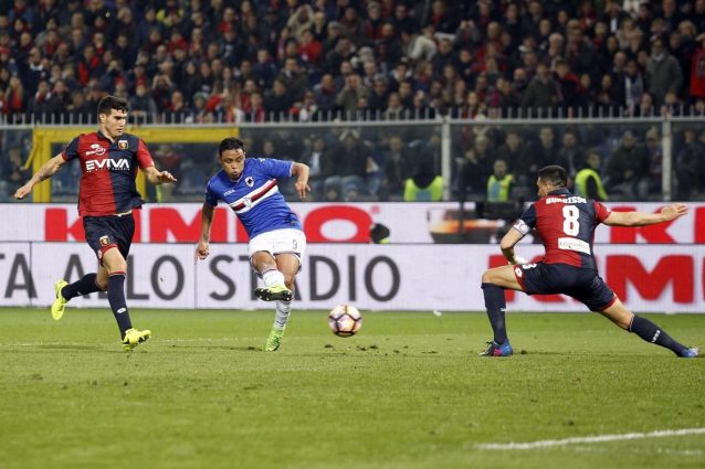 Decide Muriel, la Samp vince il derby 1-0