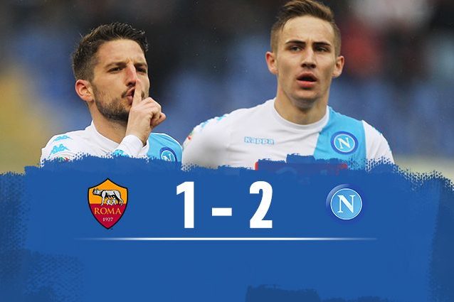 Napoli batte Roma 2-1
