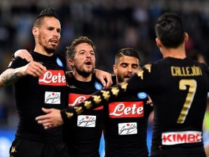 Napoli, macchina da gol: unica squadra d'Europa con 4 giocatori in doppia cifra