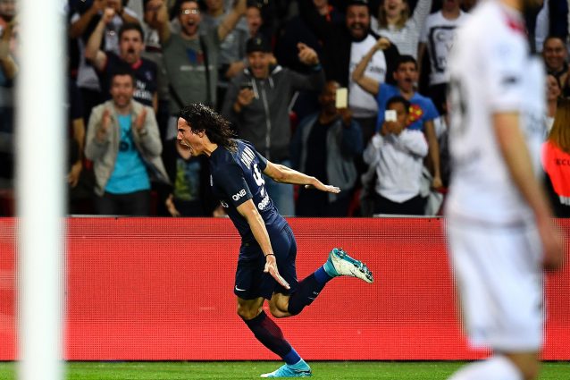 Il Guingamp sfotte Cavani: “Perché segni così con noi e non contro il Barça"