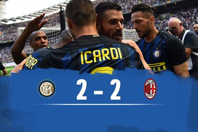 Testa cinese, cuore italiano: sotto di due gol, il Milan riprende l'Inter al 97esimo