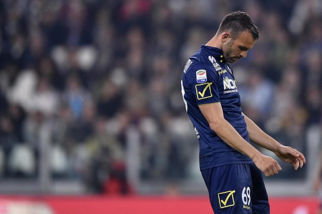 Chievo, rottura del legamento per Meggiorini stagione finita