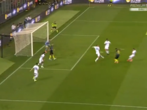 Clamoroso errore di Candreva