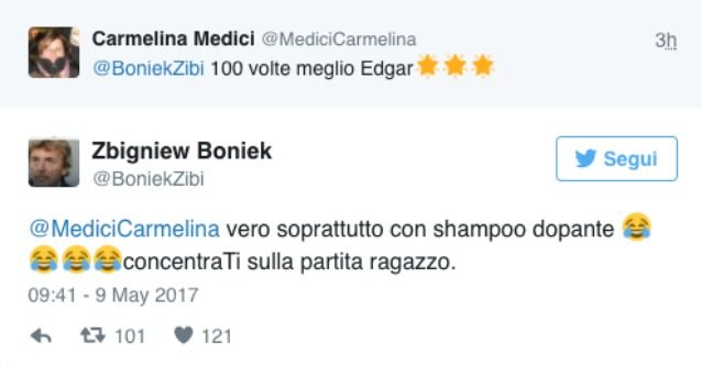 Boniek attacca Davids: Meglio di me? Sì, con shampoo dopante