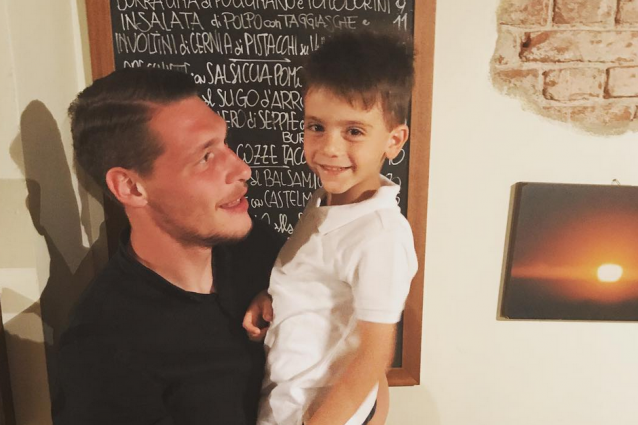 Bonucci Jr, cena con Belotti