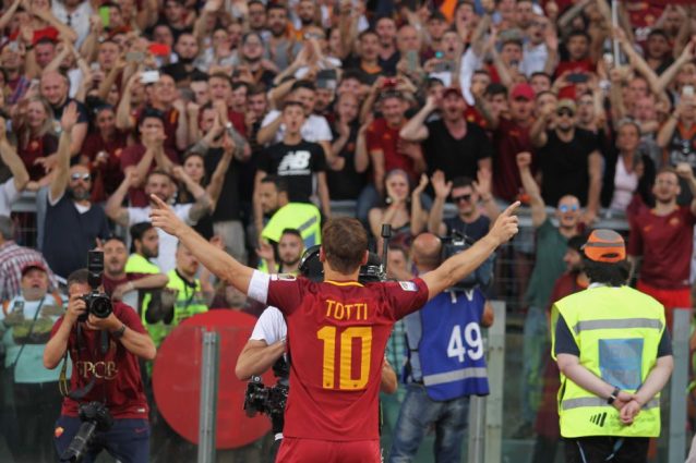 addio curva totti