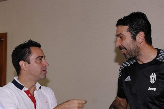 Xavi tifa Juve: "Spero che Buffon vinca la Champions League"