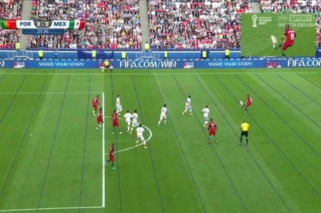 Confederations Cup, il Messico acciuffa il pari con il Portogallo nel finale