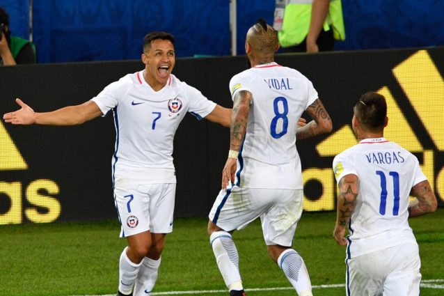 Confederations Cup, il Cile batte il Camerun 2-0: gol di Vidal, Vargas
