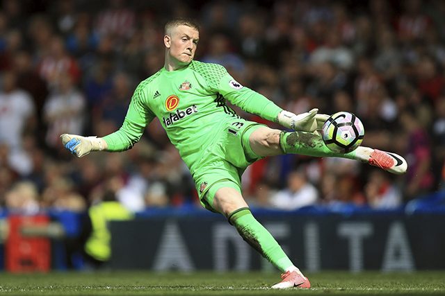 L'estremo difensore del Sunderland Jordan Pickford