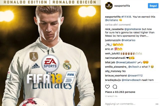 ronaldo juventus fifa 18 fifa 18 cristiano ronaldo testimonial ufficiale ronaldo juventus fifa 18 fifa 18 cristiano ronaldo testimonial ufficiale