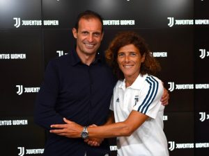 Juventus, Allegri dà il benvenuto alla formazione femminile