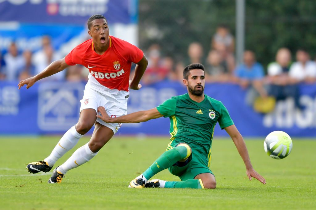 Youri Tielemans in maglia Monaco