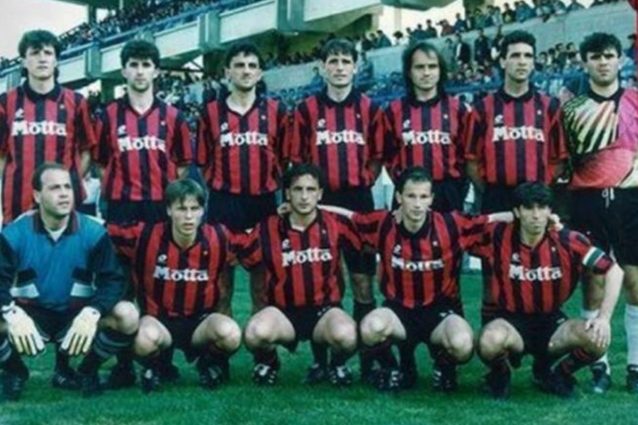 Nel 1994 lo Shkendija indossò la maglia ufficiale del Milan
