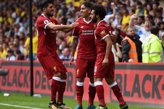 Okaka e Britos fermano il Liverpool di Salah, nel finale il Watford segna il 3-3