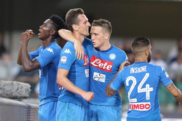 Napoli, vittoria a Verona. Insigne e Milik note liete. Hysaj, che combini?