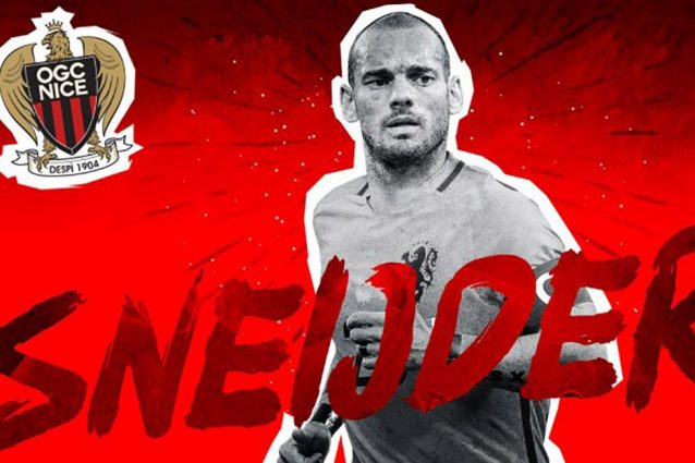 Calciomercato Nizza, Sneijder è ufficiale: all'olandese la maglia numero 10